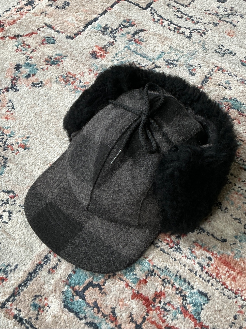 Filson Double Mackinaw with Shearling Earflaps